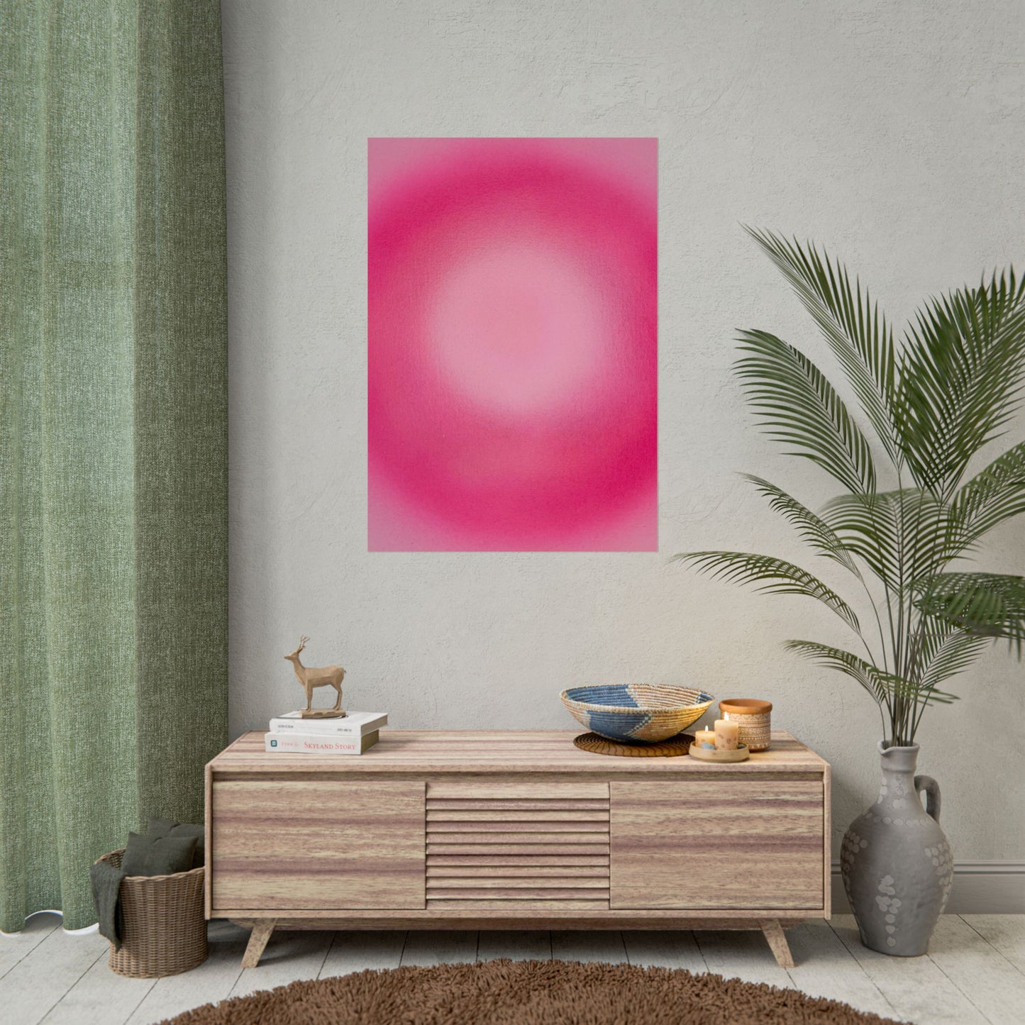 "pinkberry aura" airbrush rolled print