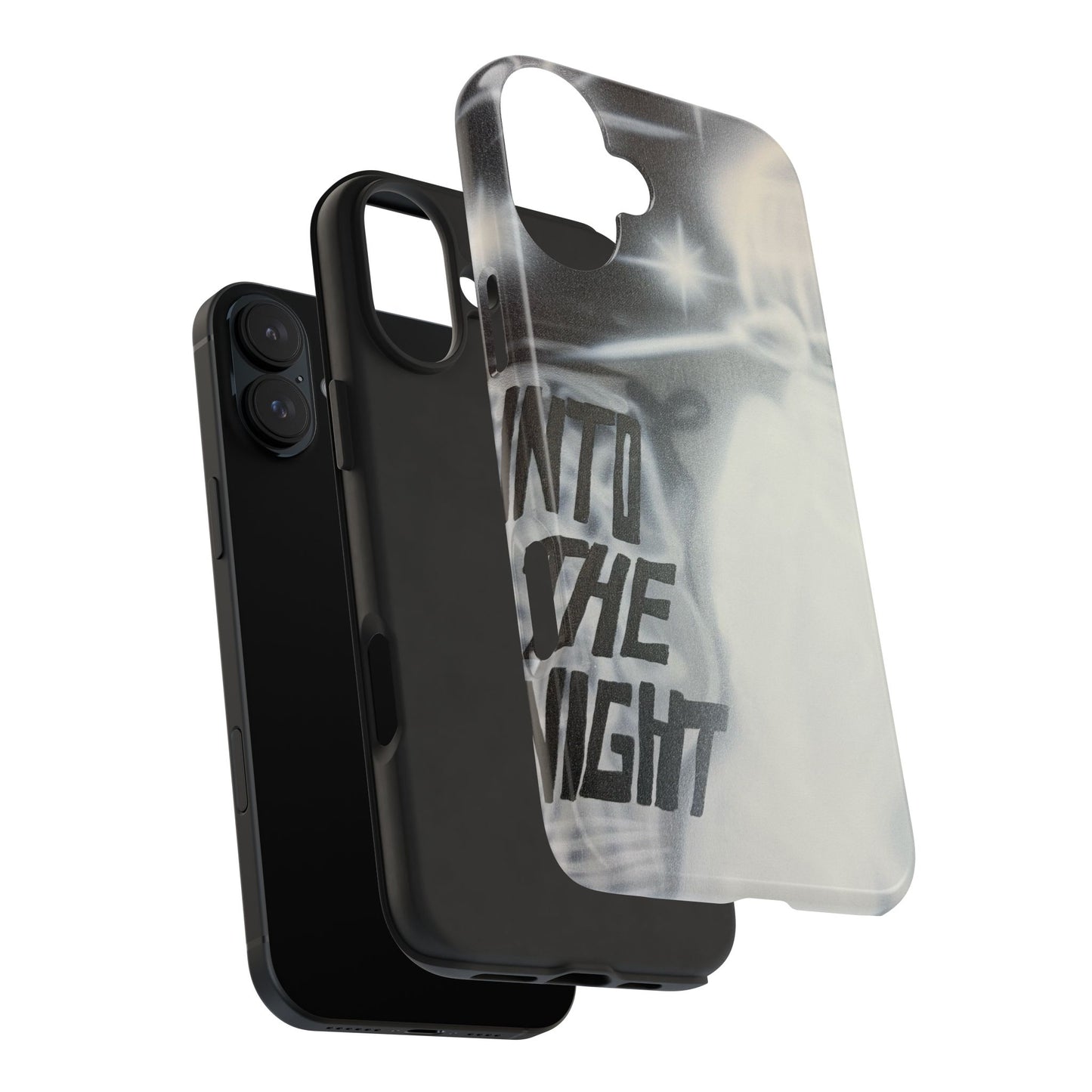"into the night" airbrush iPhone case