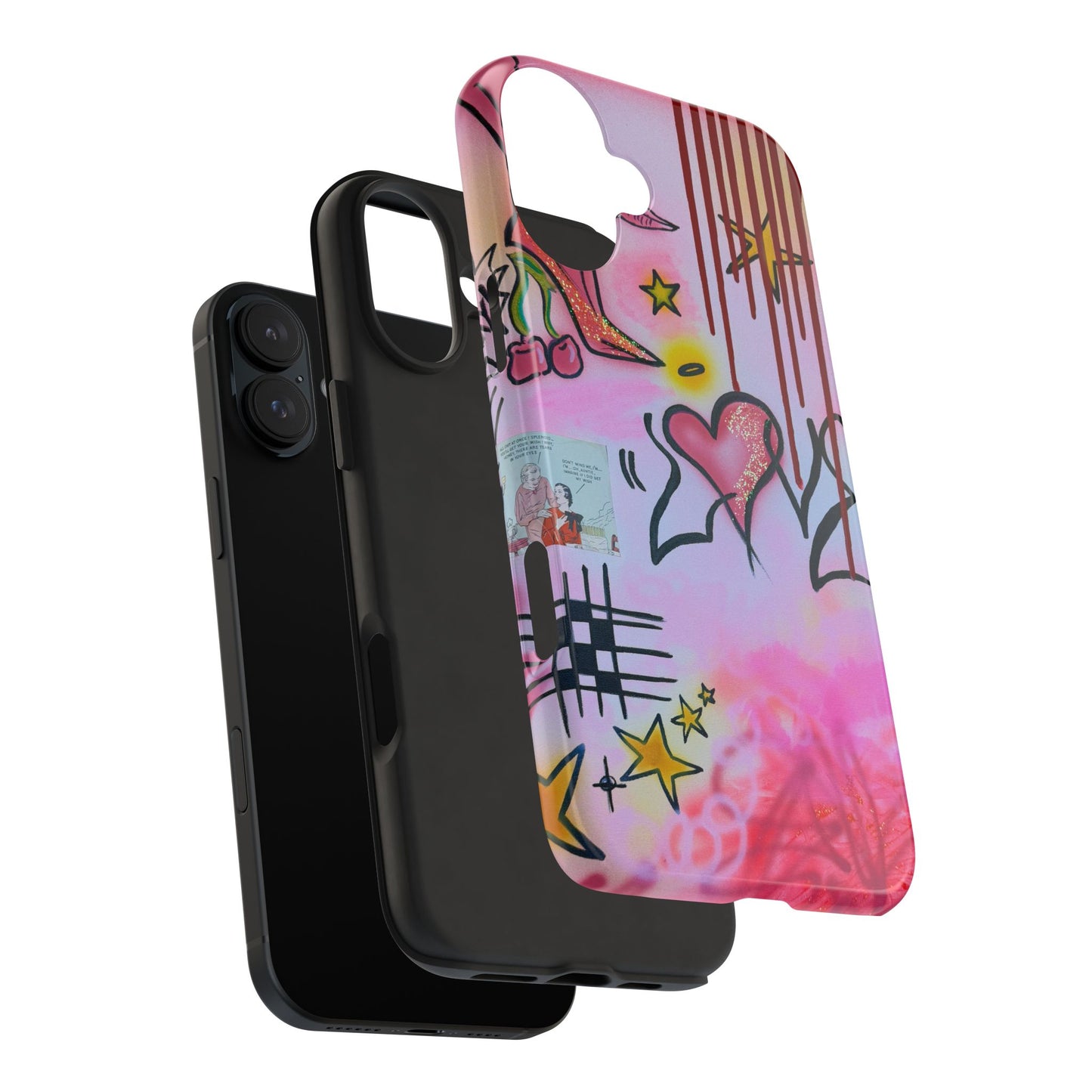 "cherry luvr" airbrush iPhone case