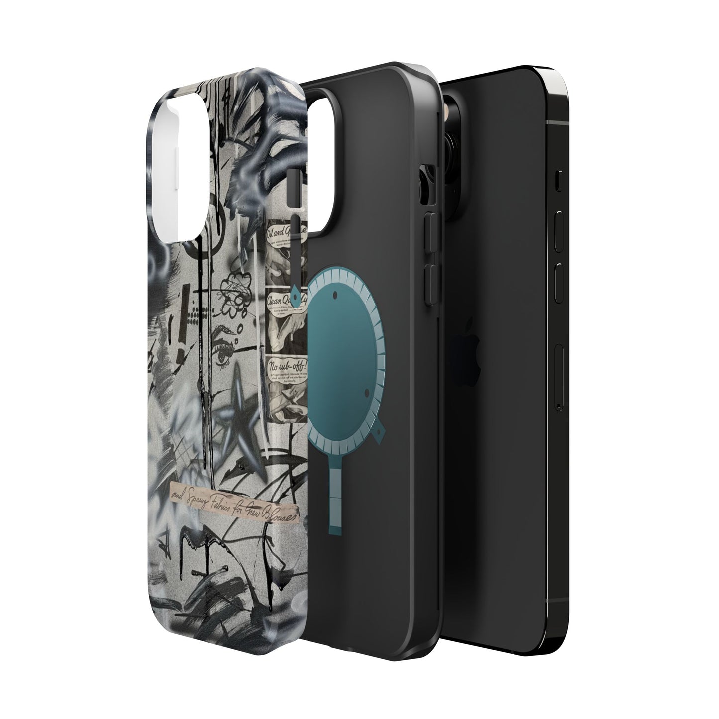 MagSafe "monochrome mood" airbrush iPhone case