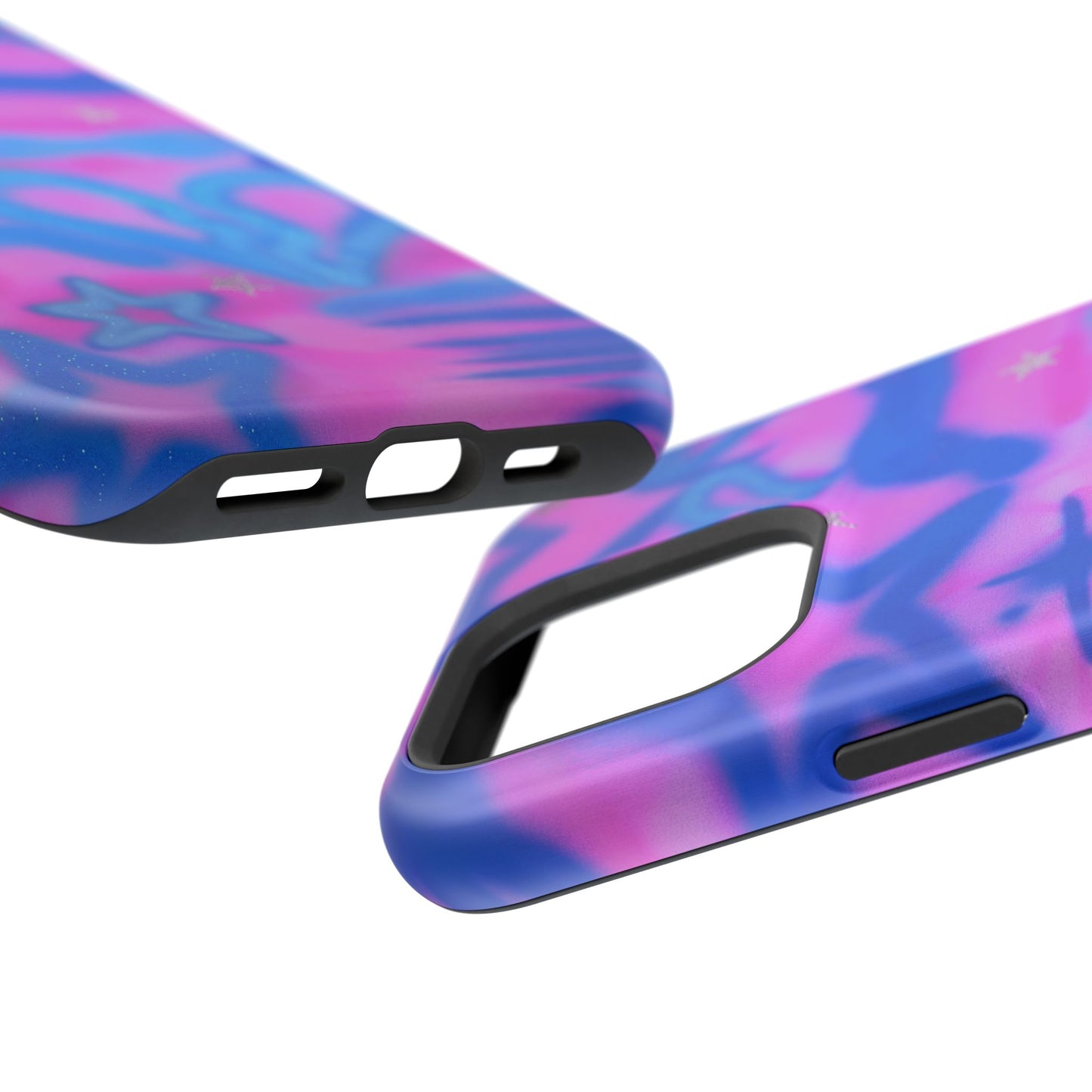 MagSafe "blue camo" airbrush iPhone case