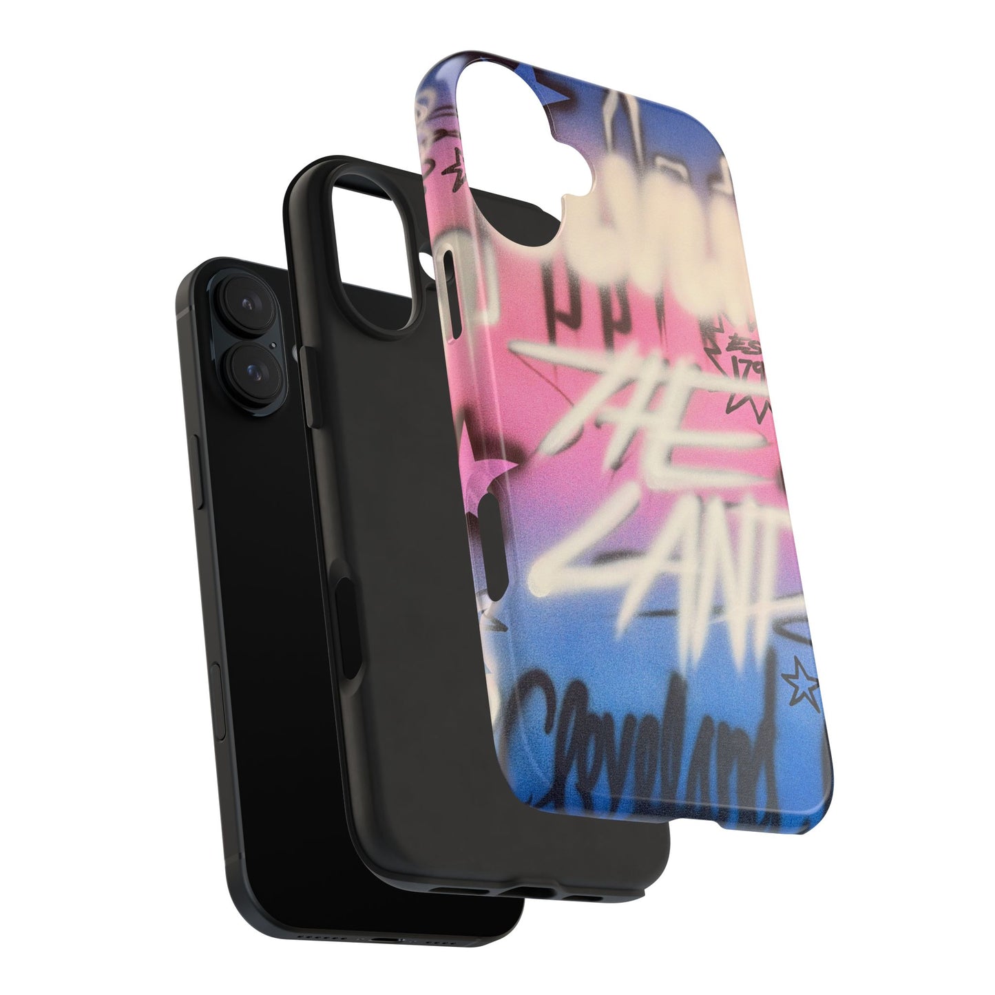 "cleveland" airbrush iPhone case