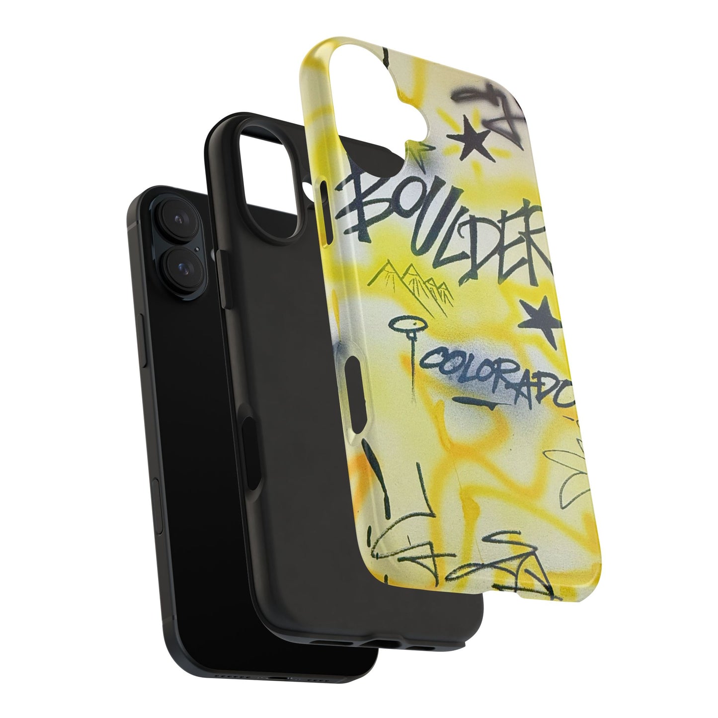 "boulder" airbrush iPhone case