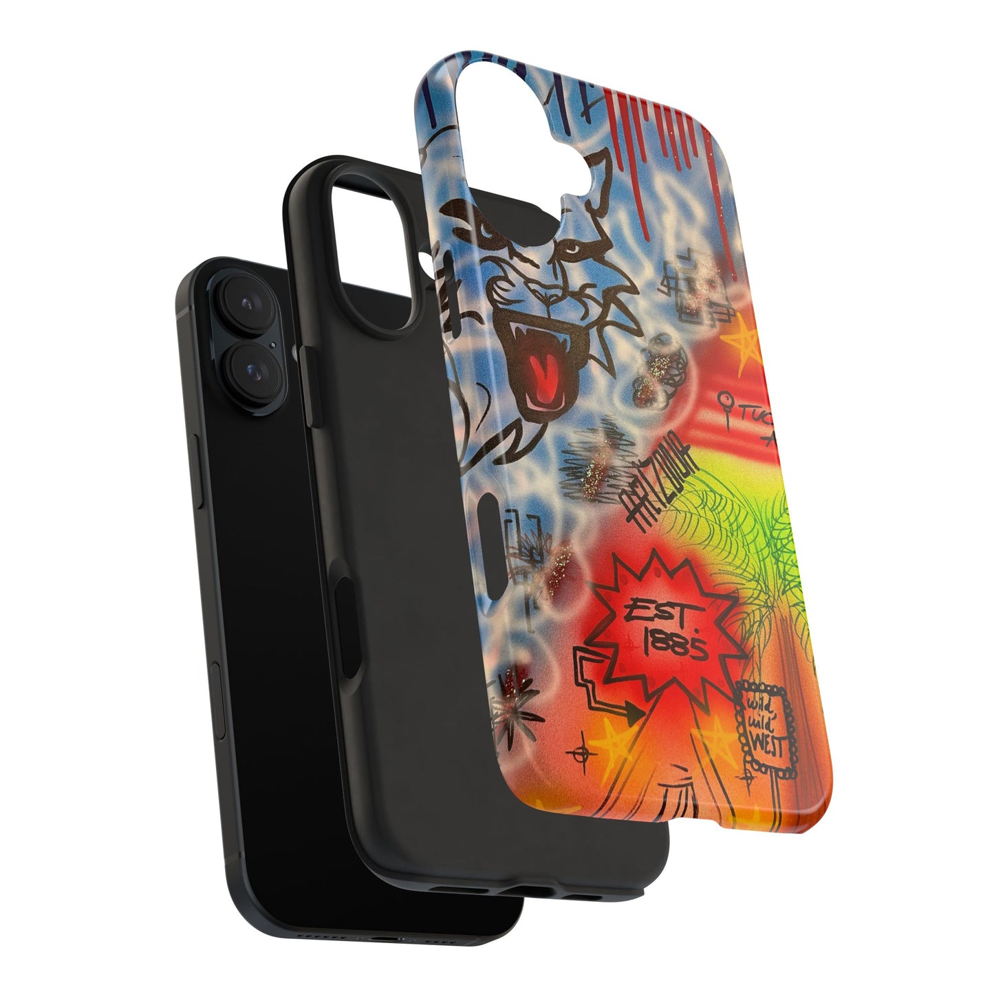 "tucson, arizona pt. 2" airbrush iPhone case