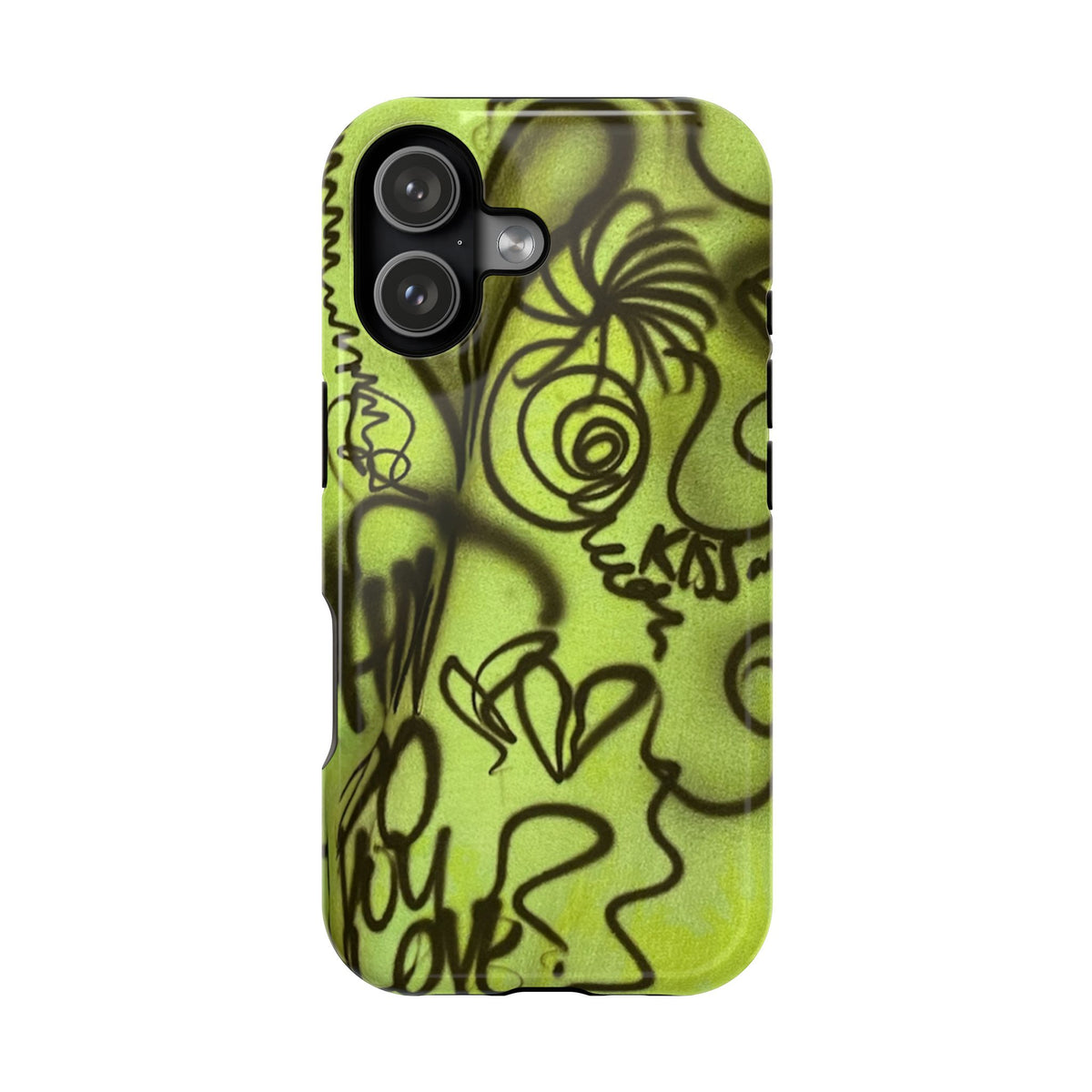 MagSafe "graphic discretion" airbrush iPhone case
