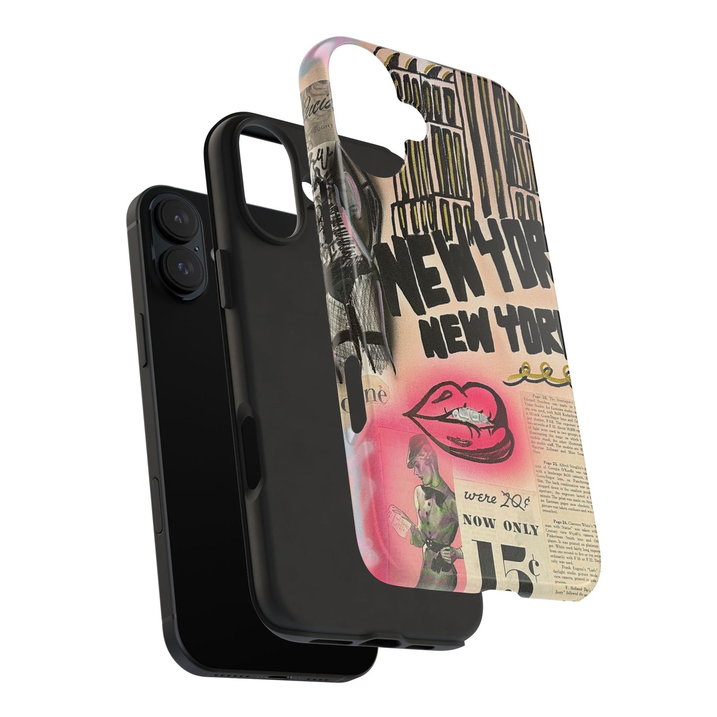"new york, new york!" airbrush iPhone case