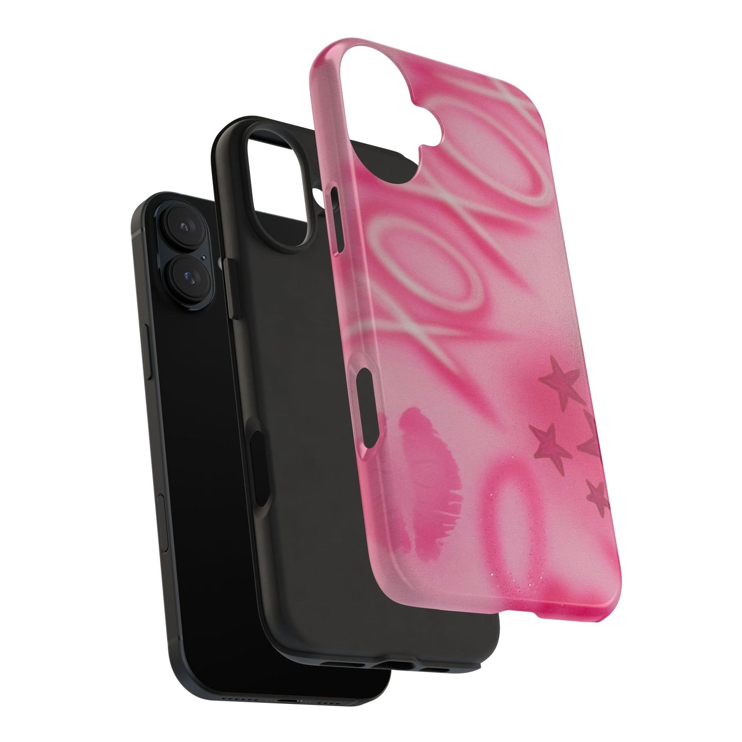"perfectly pink" airbrush iPhone case