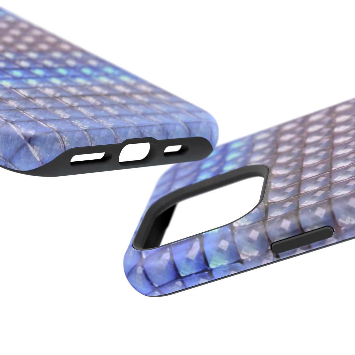 MagSafe "blue studs" airbrush iPhone case