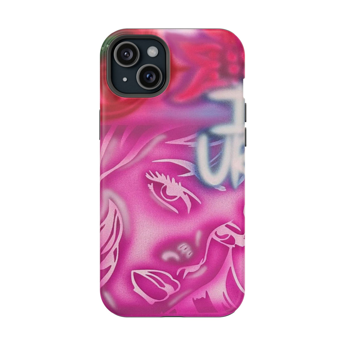 MagSafe „girlz WRLD“ Airbrush iPhone-Hülle