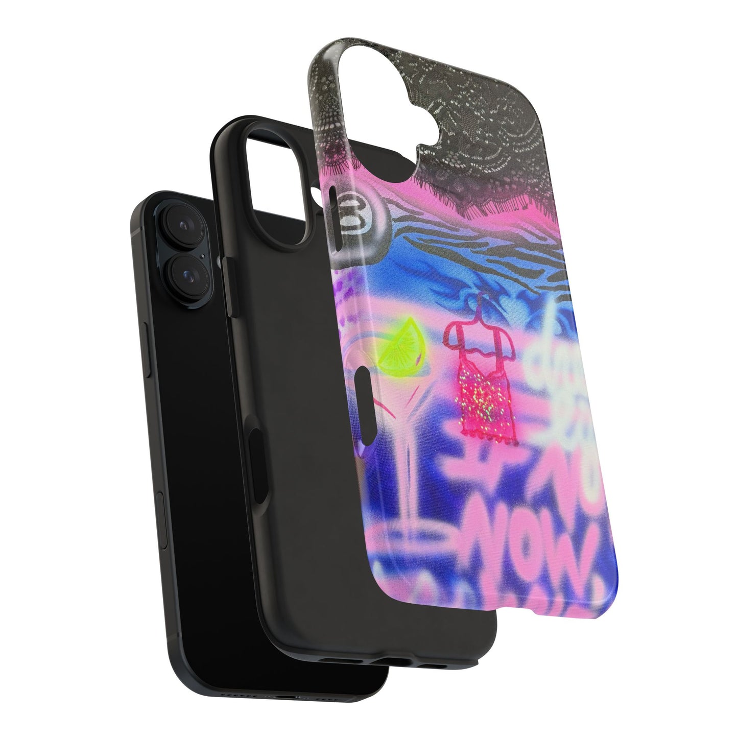 "dream life pt. 2" airbrush iPhone case