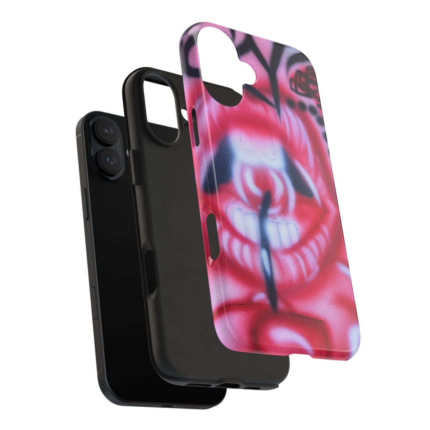 "be happy go lucky" airbrush iPhone case