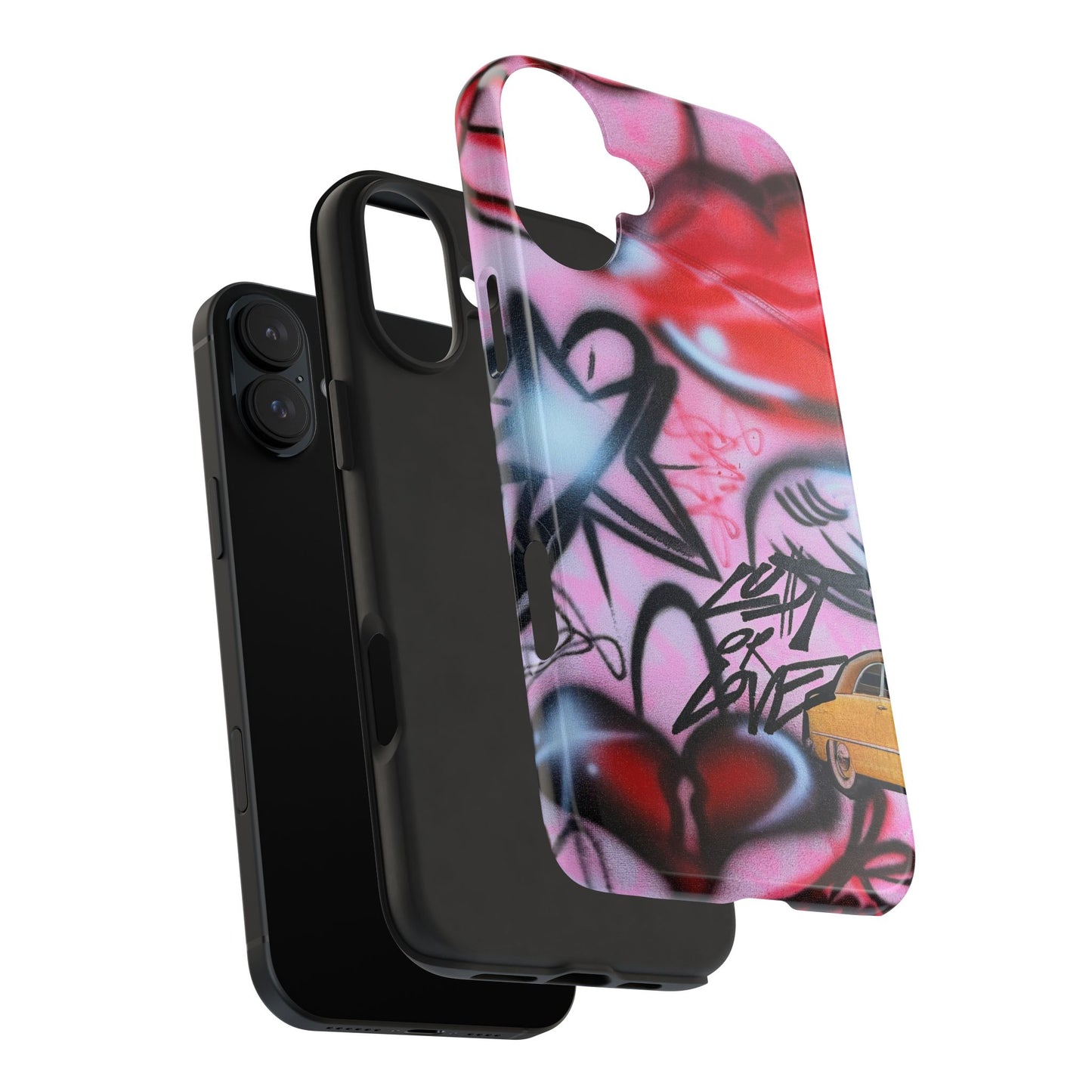 "lust or love" airbrush iPhone case