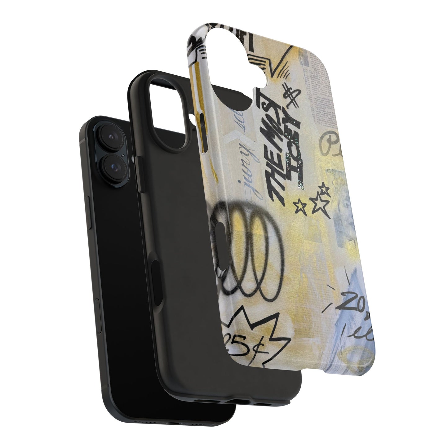 "golden glacier" airbrush iPhone case