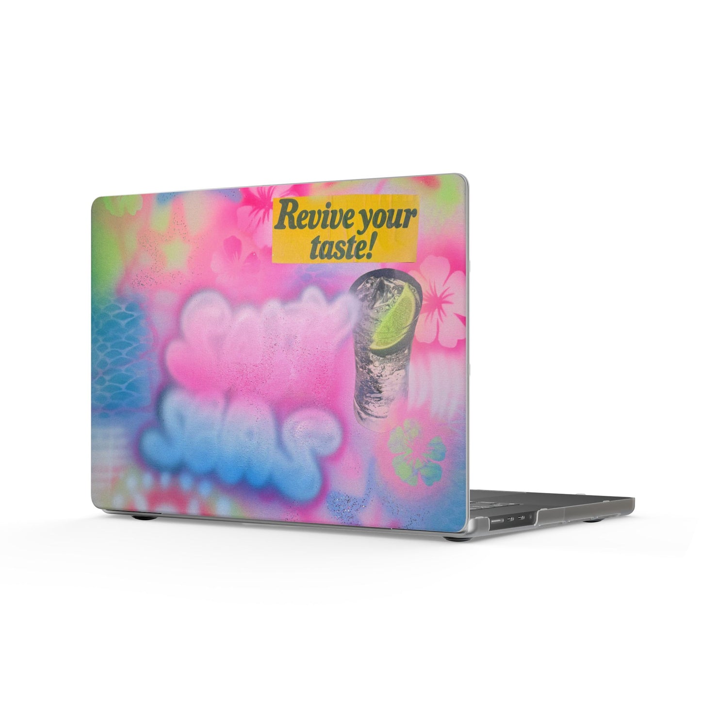 "salty seas" airbrush matte macbook case