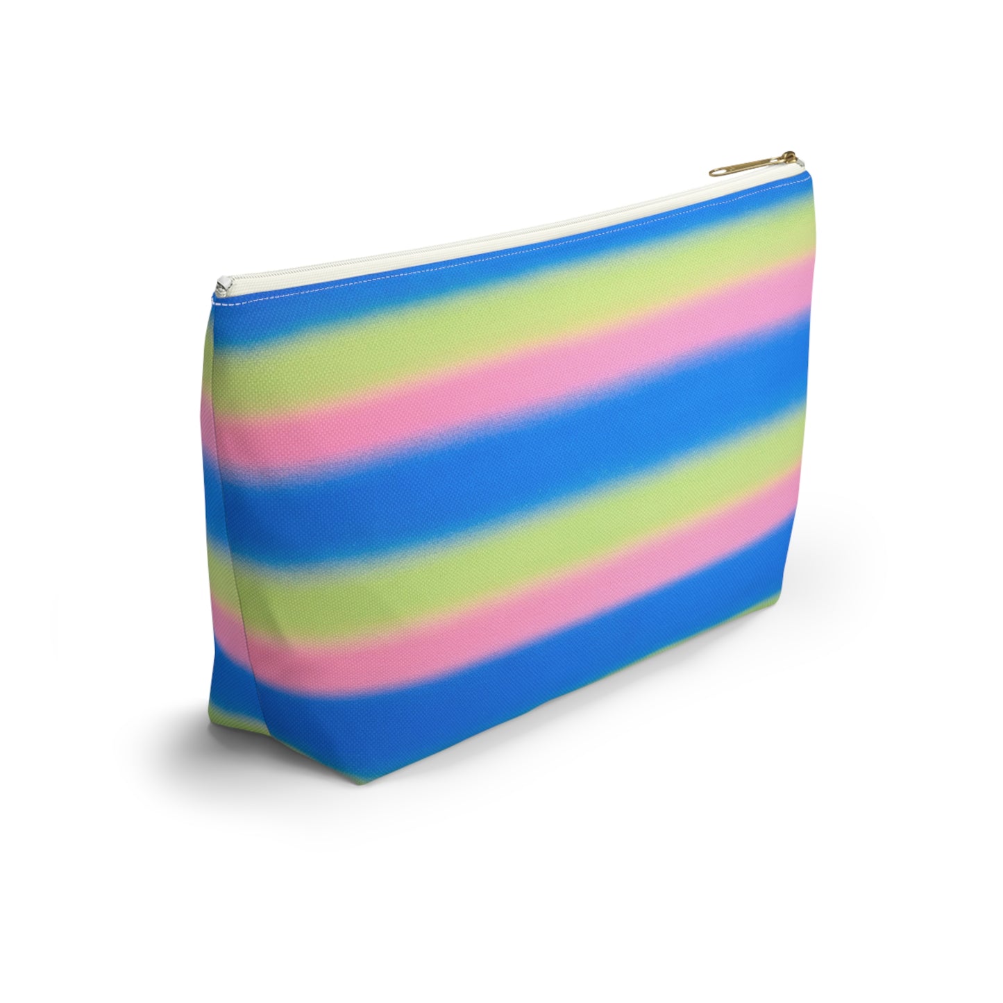 "sherbet stripes" airbrush makeup pouch