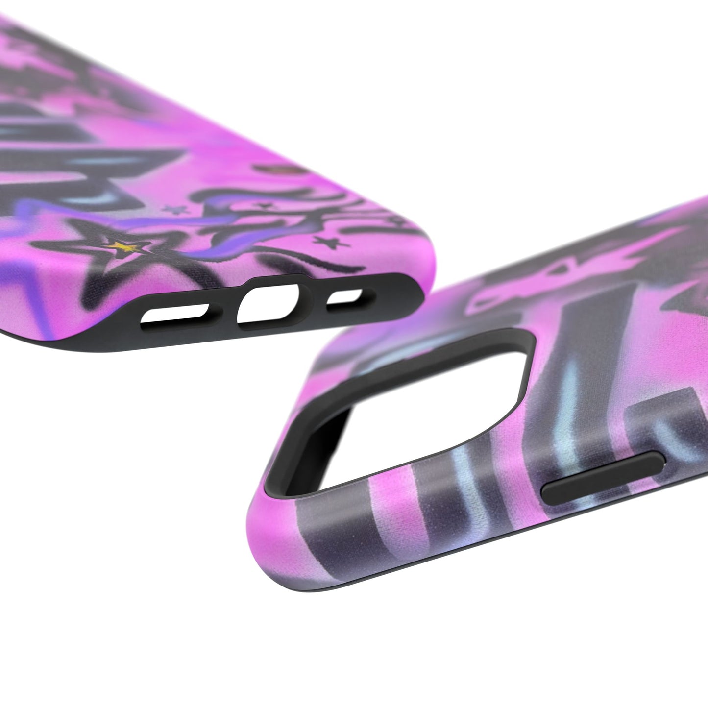 MagSafe "neon nights" airbrush iPhone case