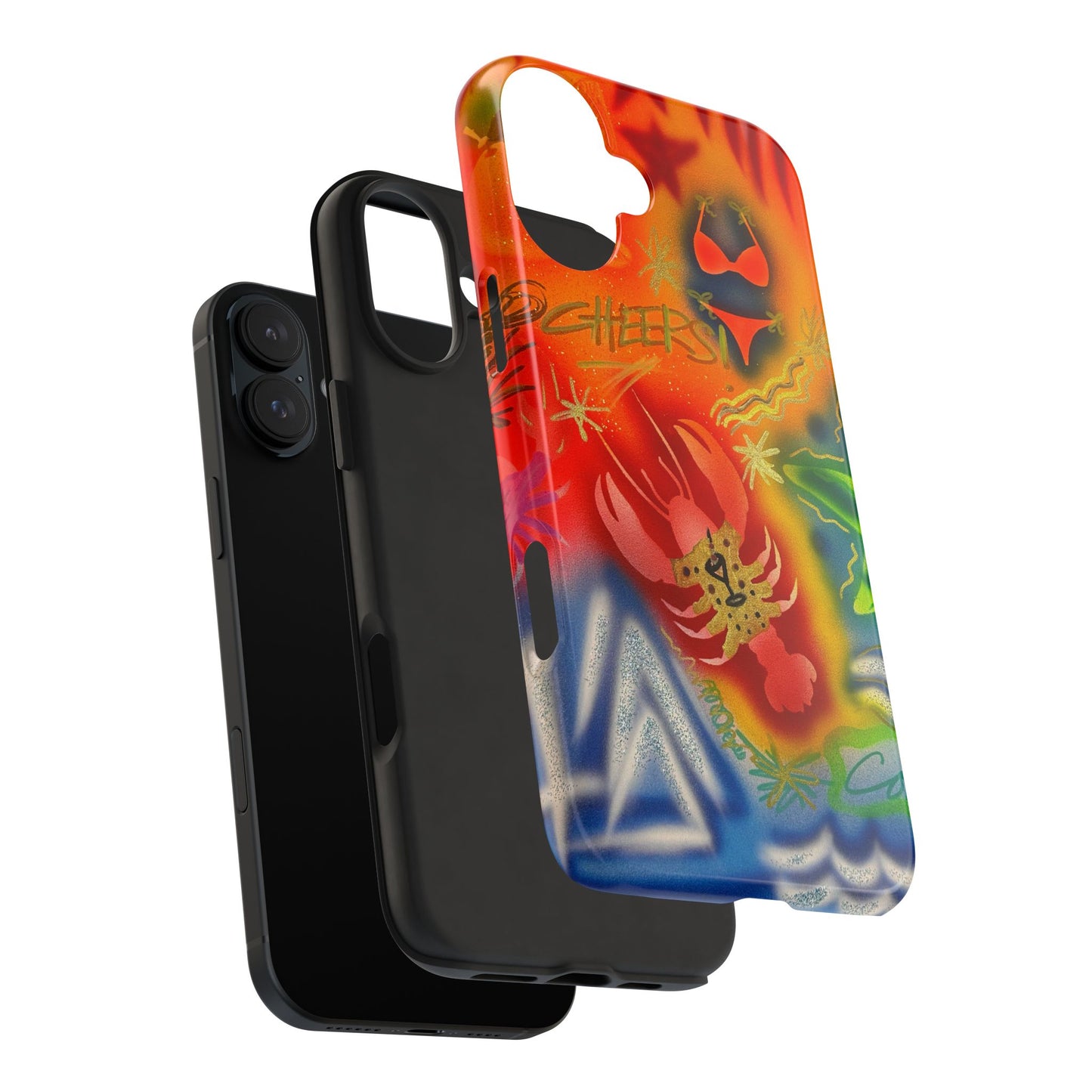 "tipsy lobster" airbrush iPhone case