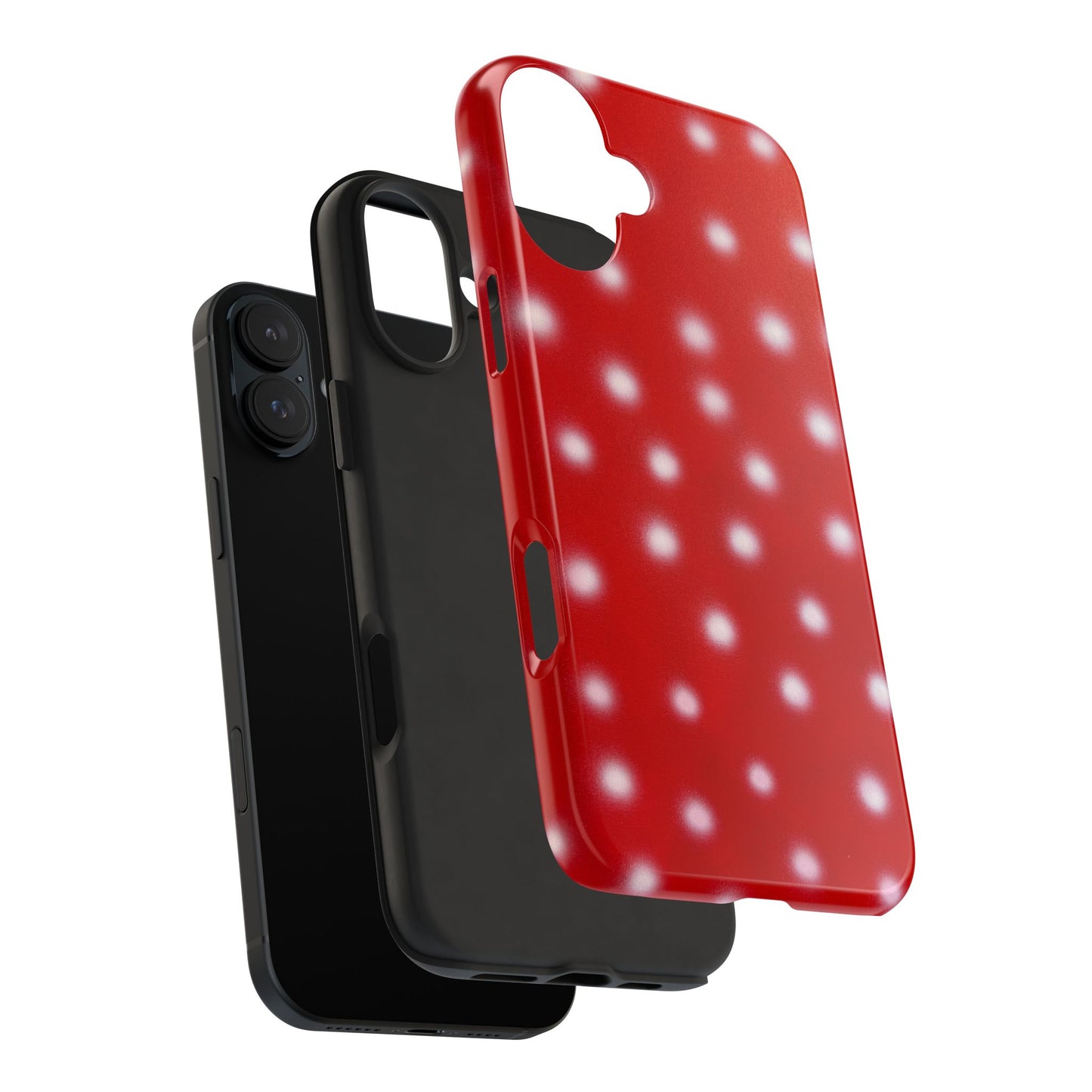 "cherry crush polka dot" airbrush iPhone case