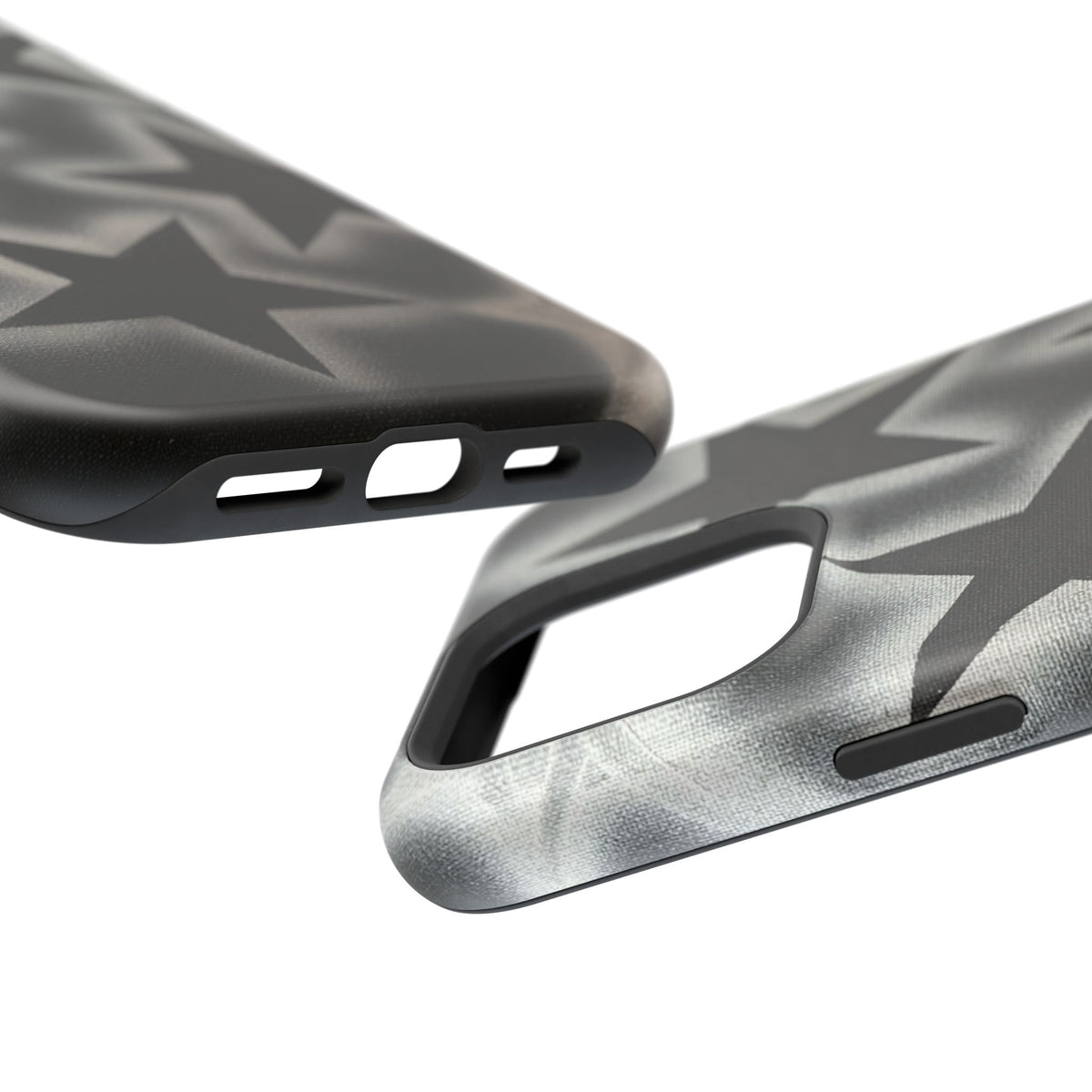 MagSafe "chrome stars" airbrush iPhone case