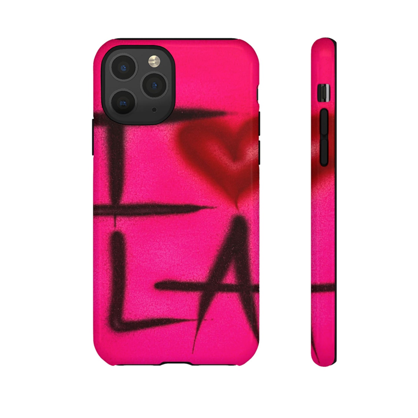 "I <3 LA" airbrush iPhone case