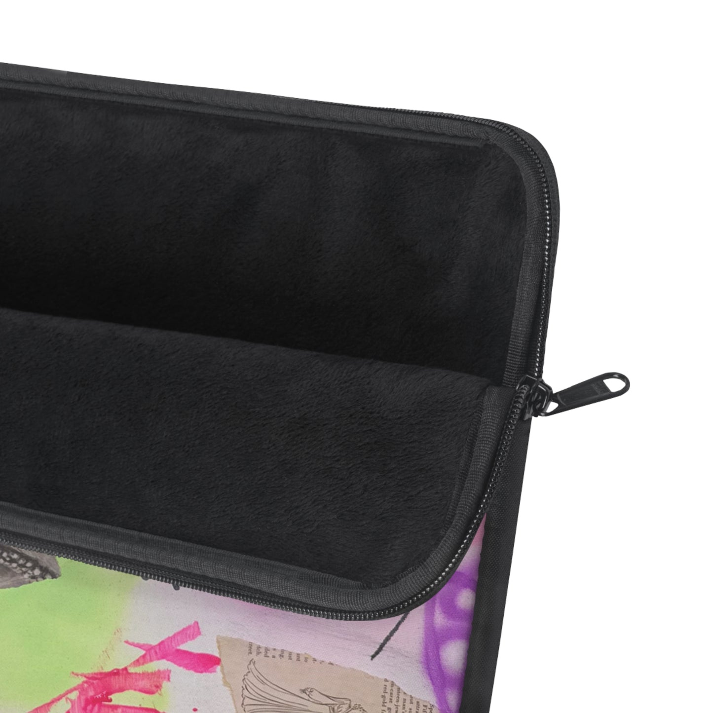 "pastel static" airbrush laptop sleeve