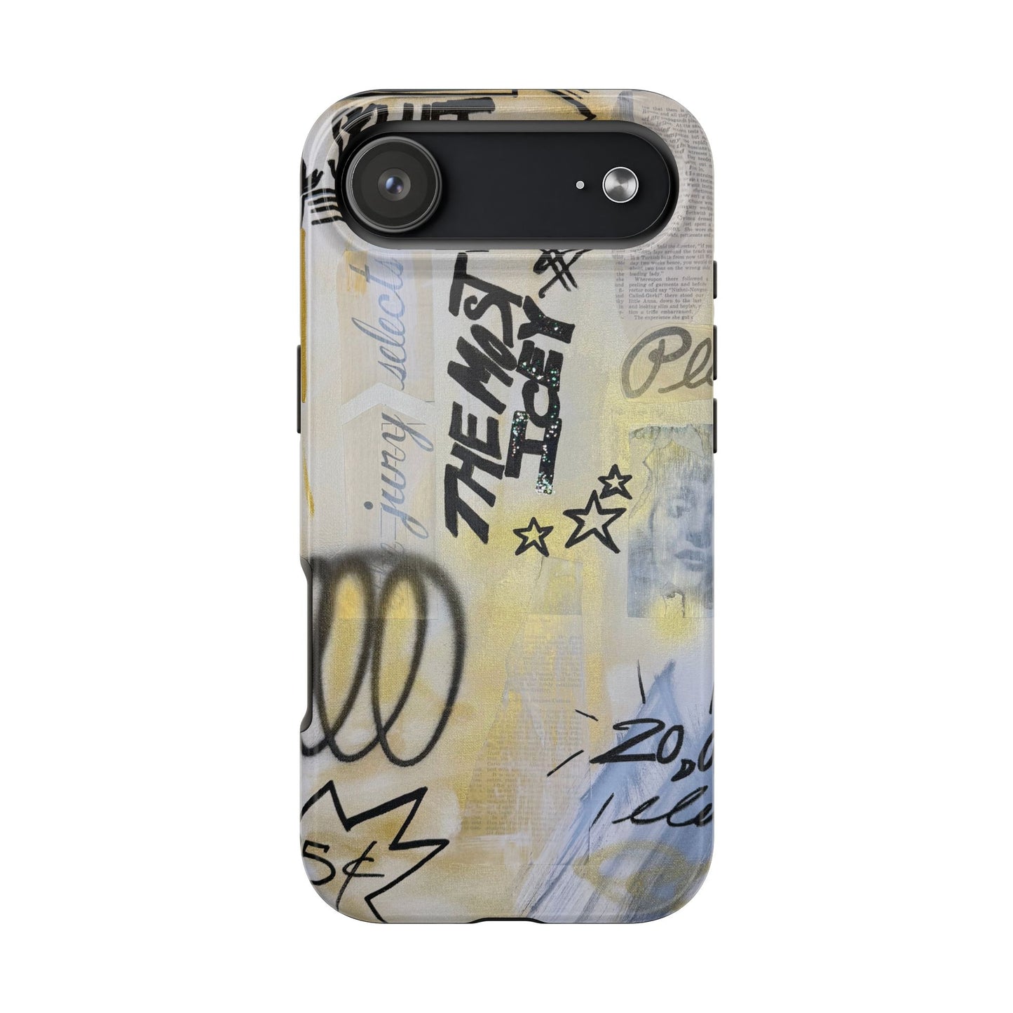 "golden glacier" airbrush iPhone case