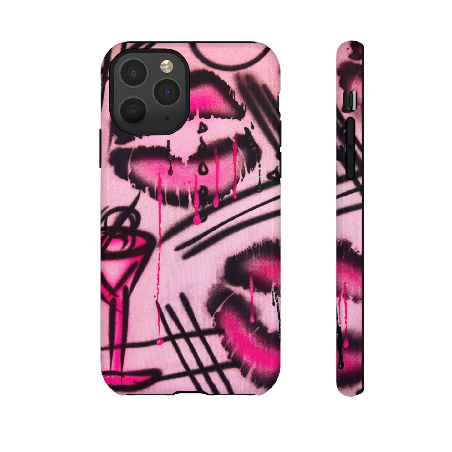 "glossy pout" airbrush iPhone case