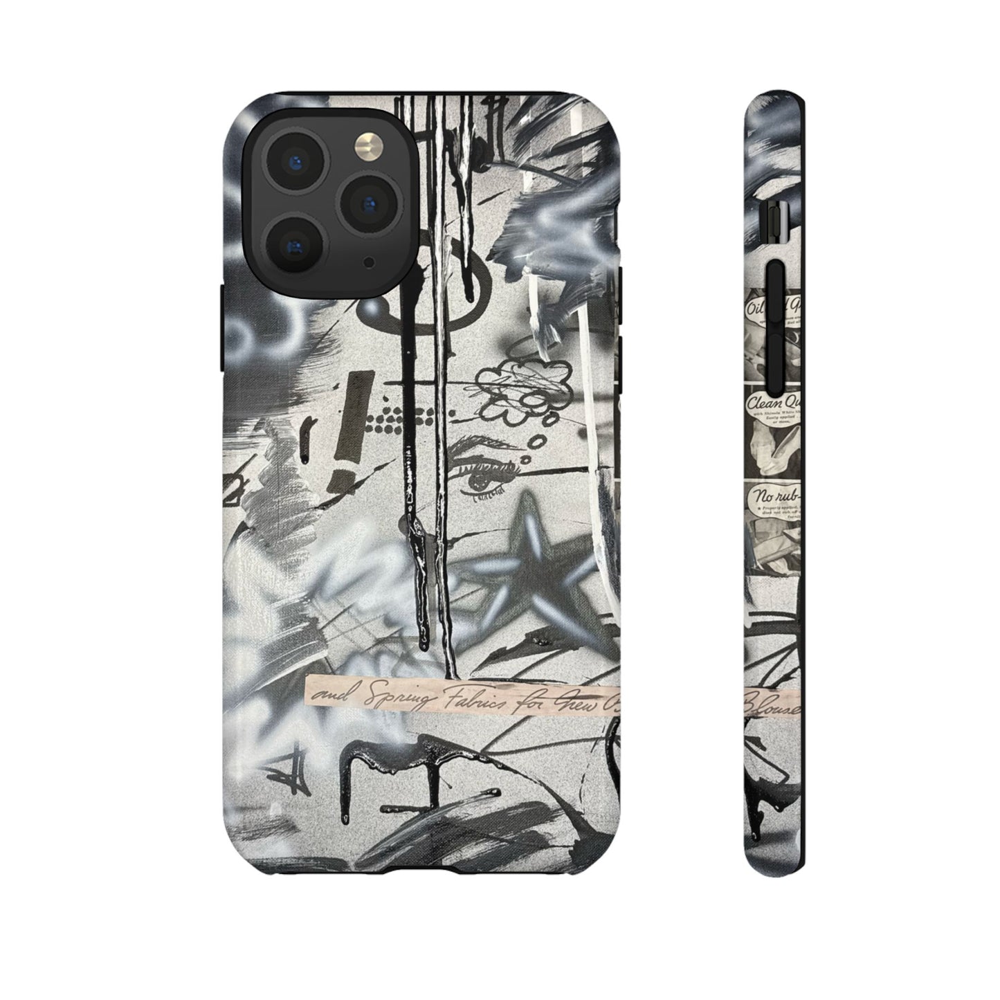 "monochrome mood" airbrush iPhone case