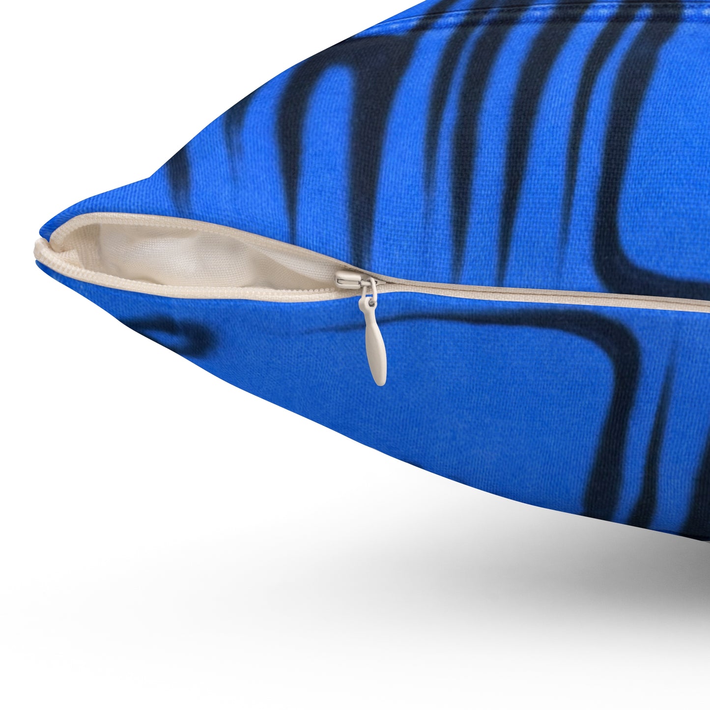 "infamous indigo" airbrush pillow