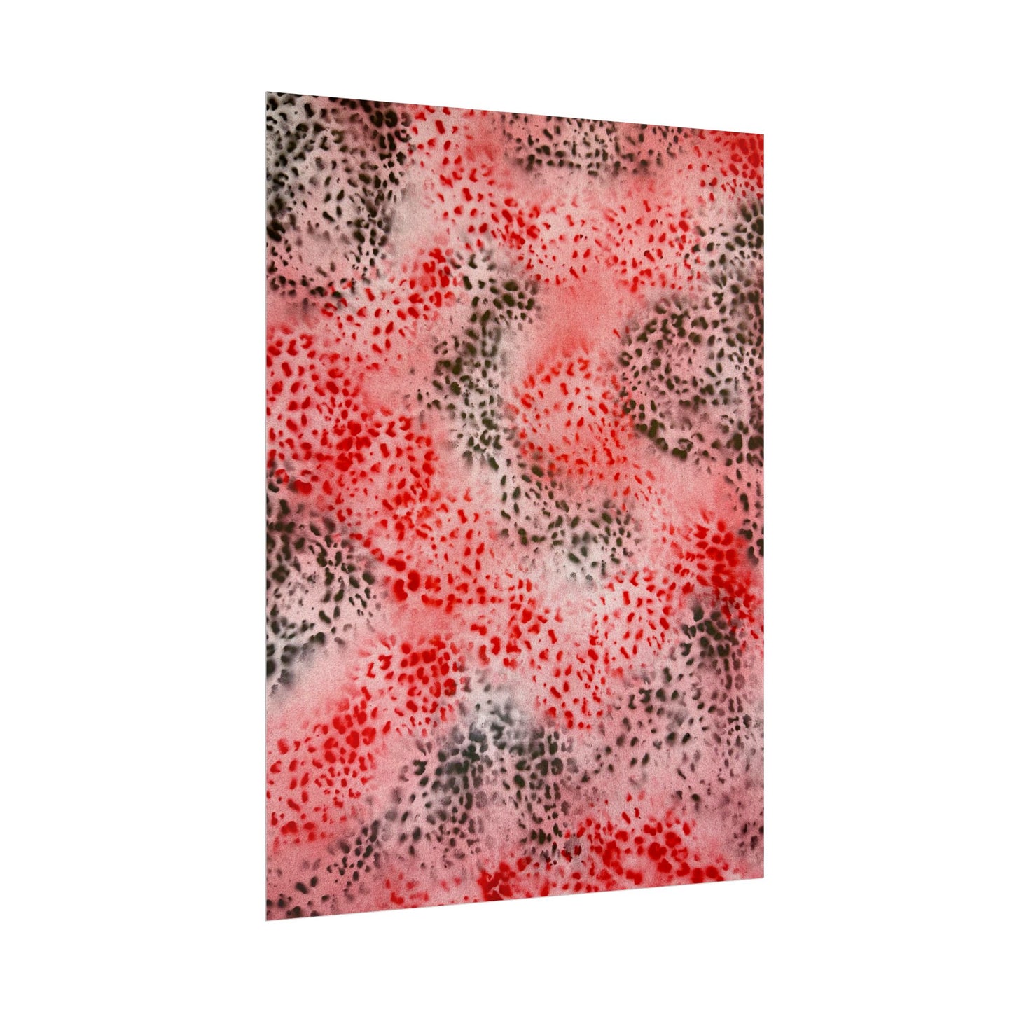 "red cheetah" airbrush rolled print