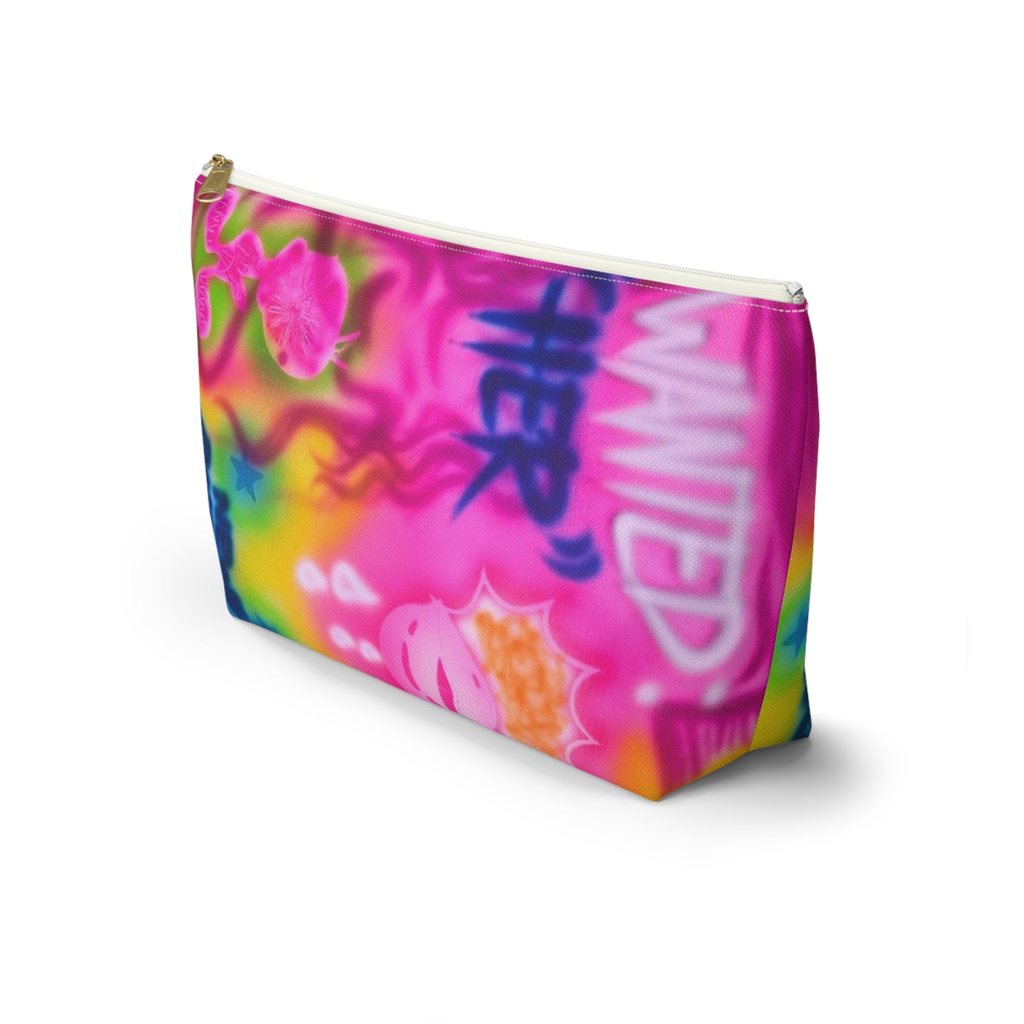 "wanted" airbrush makeup pouch
