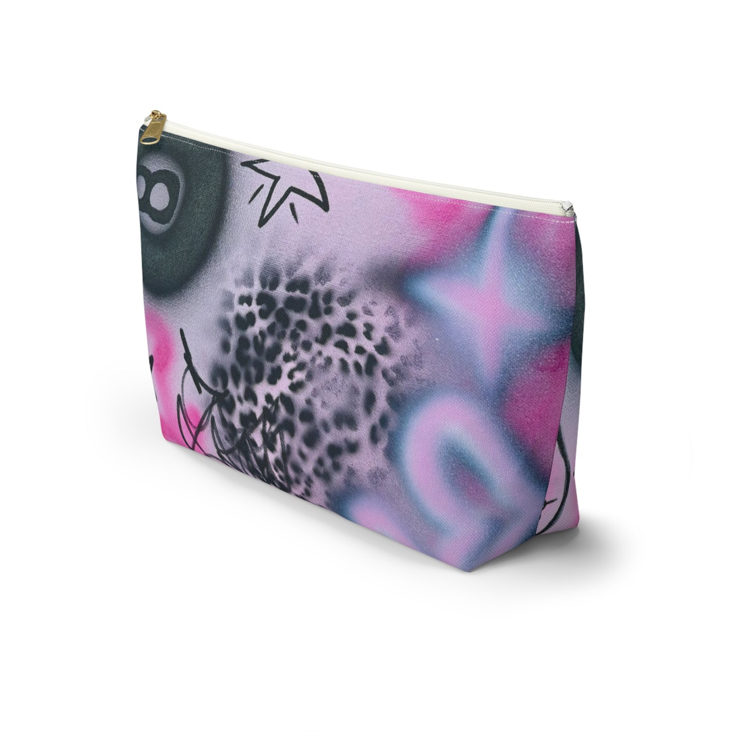 "onyx cheetah" airbrush makeup pouch