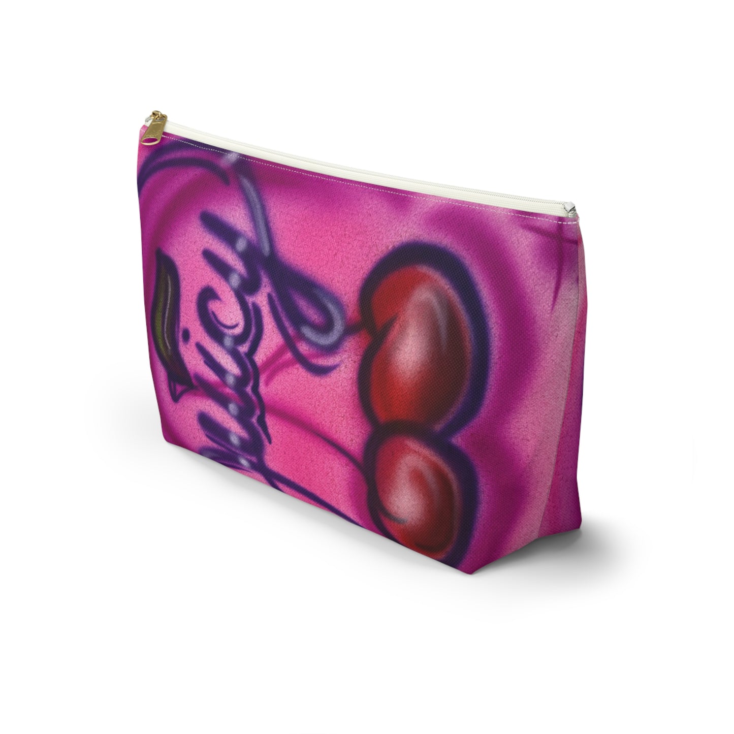 "juicy" airbrush makeup pouch