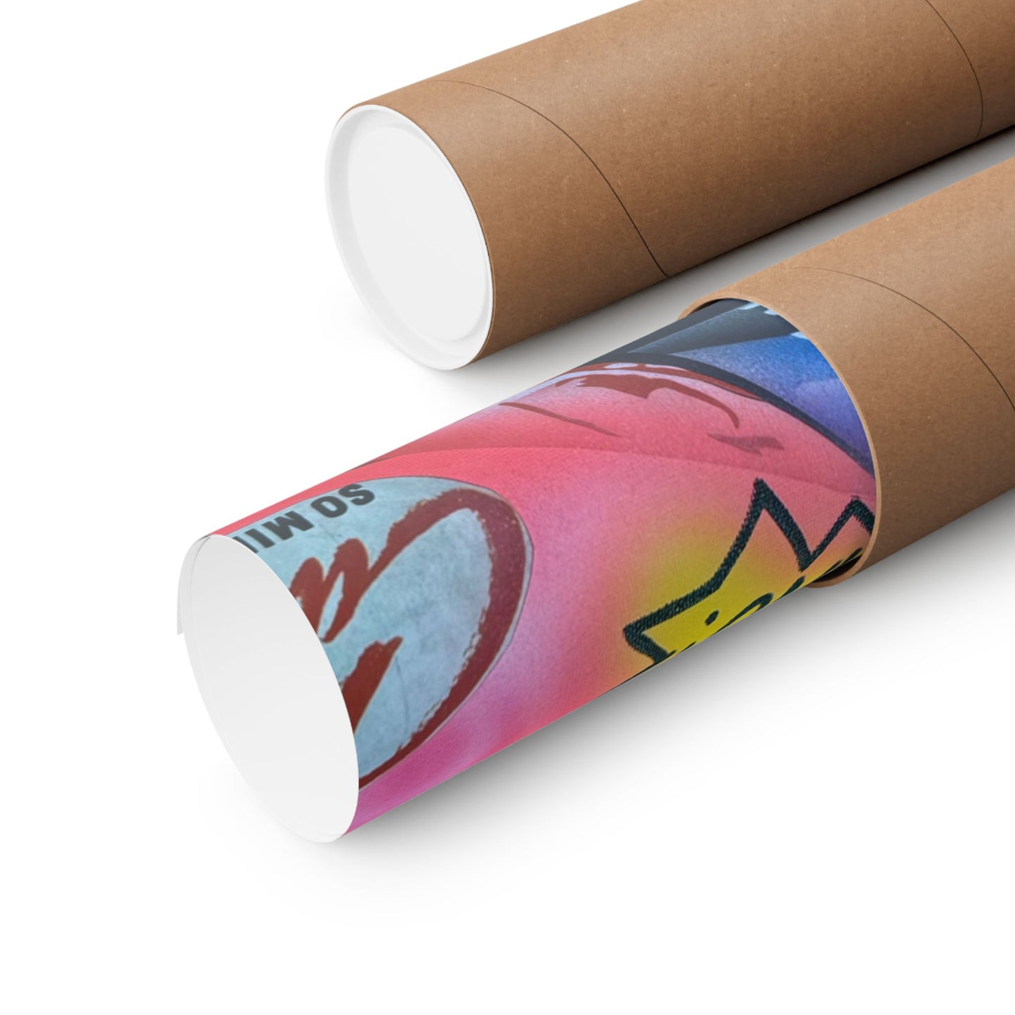 "miami momentos" airbrush horizontal print
