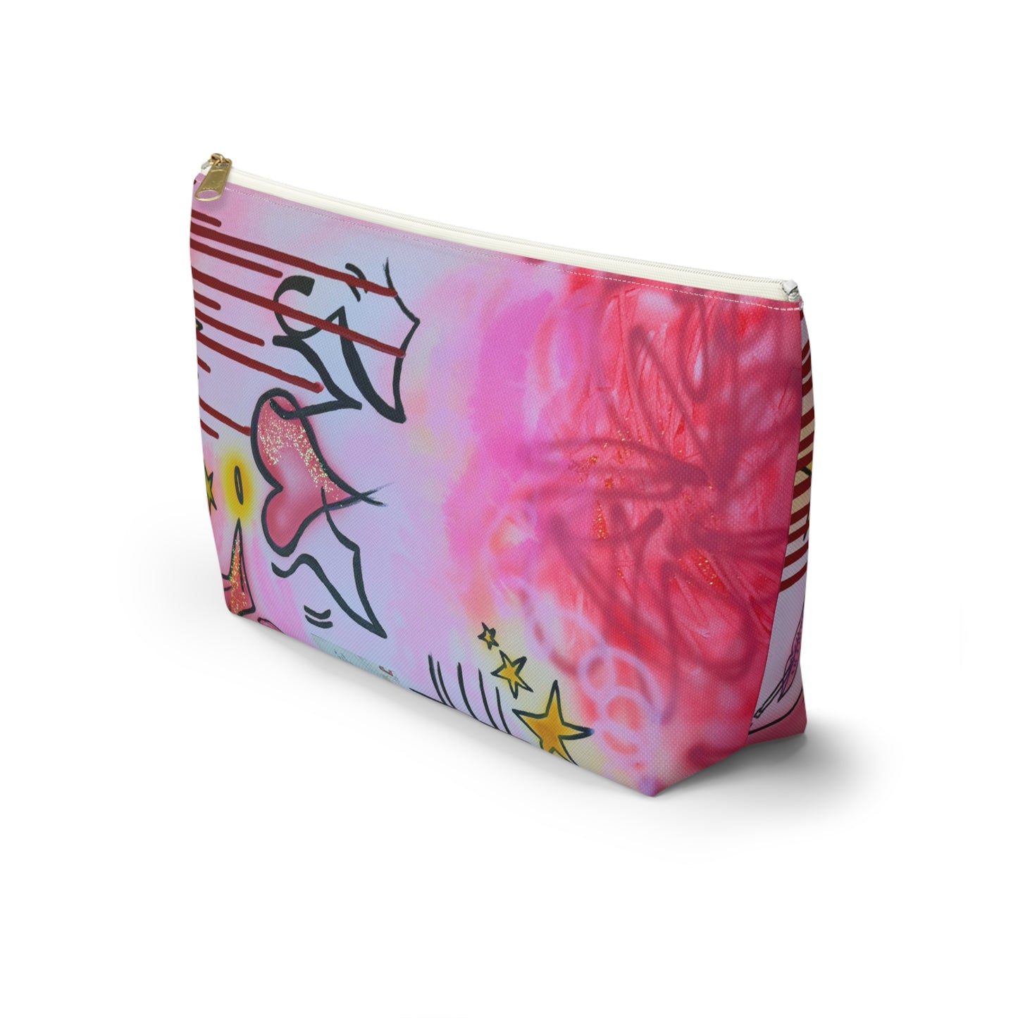 "cherry luvr" airbrush makeup pouch