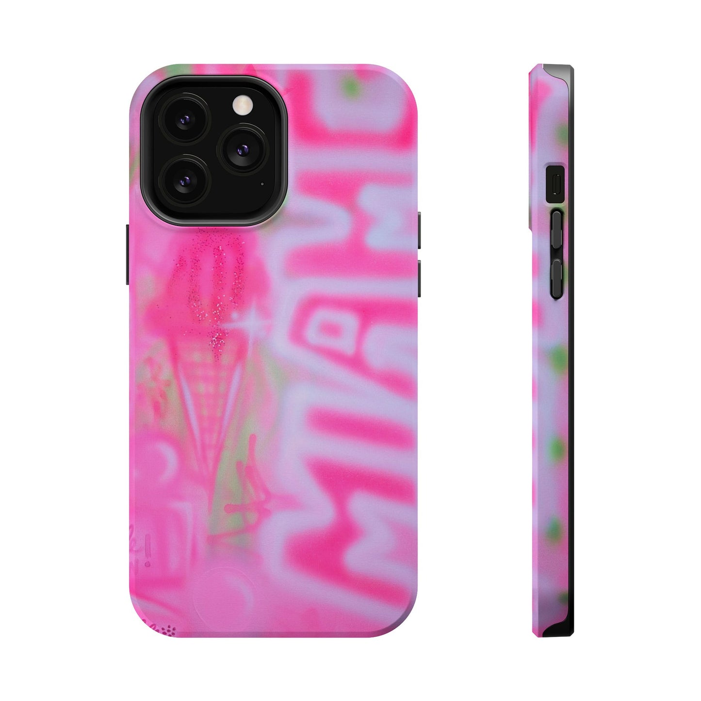 MagSafe "sunset sorbet" airbrush iPhone case