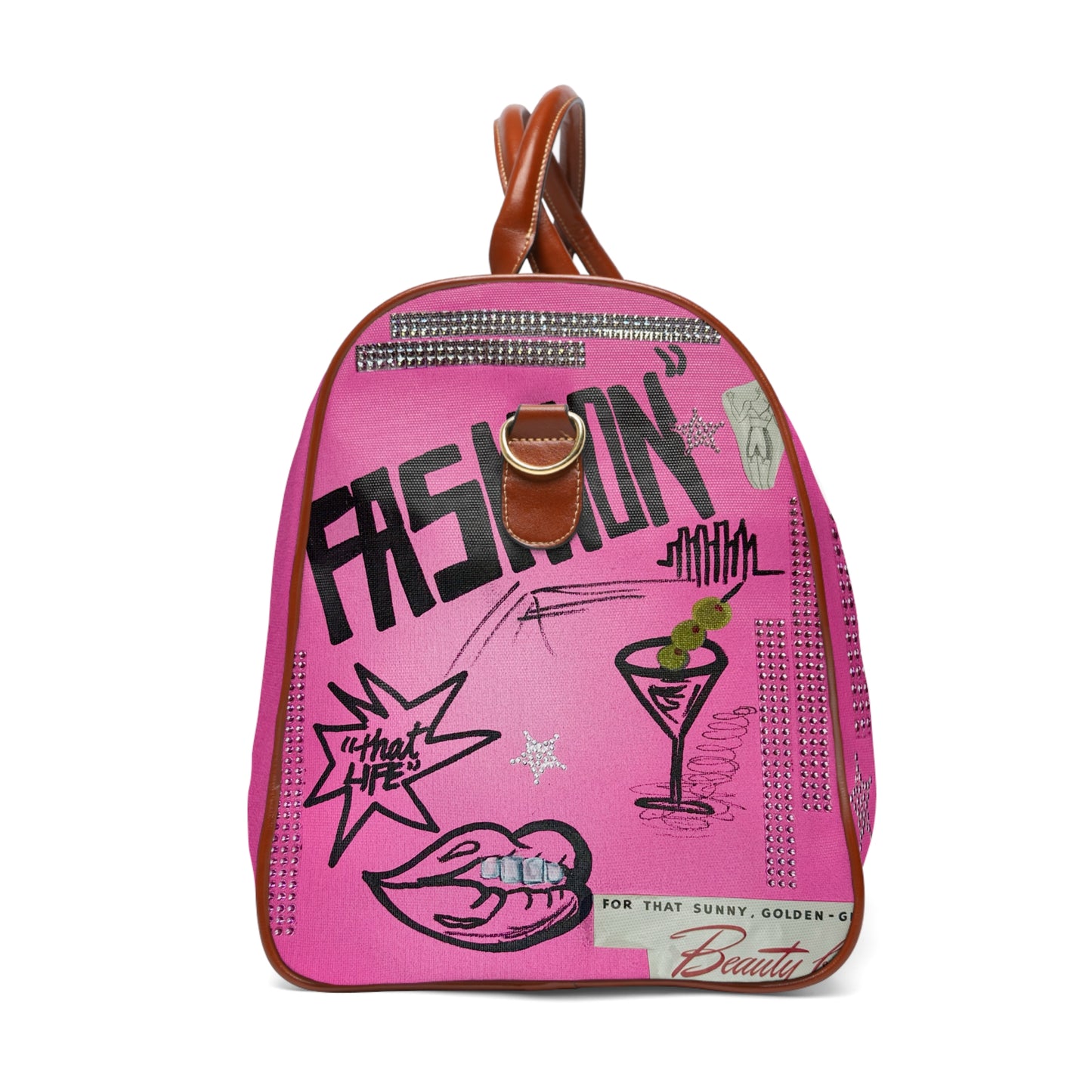 "high fashion" airbrush waterproof travel bag
