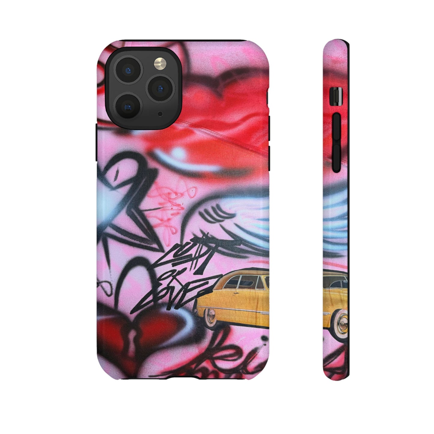"lust or love" airbrush iPhone case