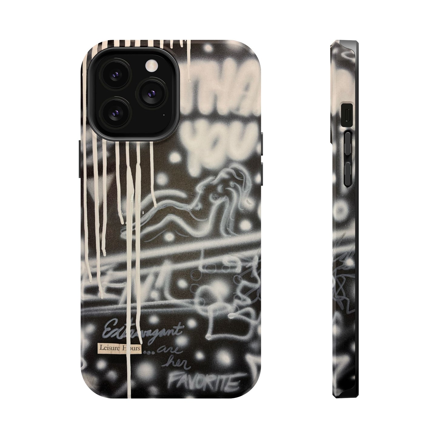 MagSafe "extravagant leisure" airbrush iPhone case