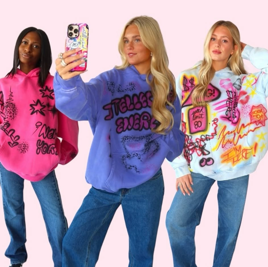 custom airbrush hoodie