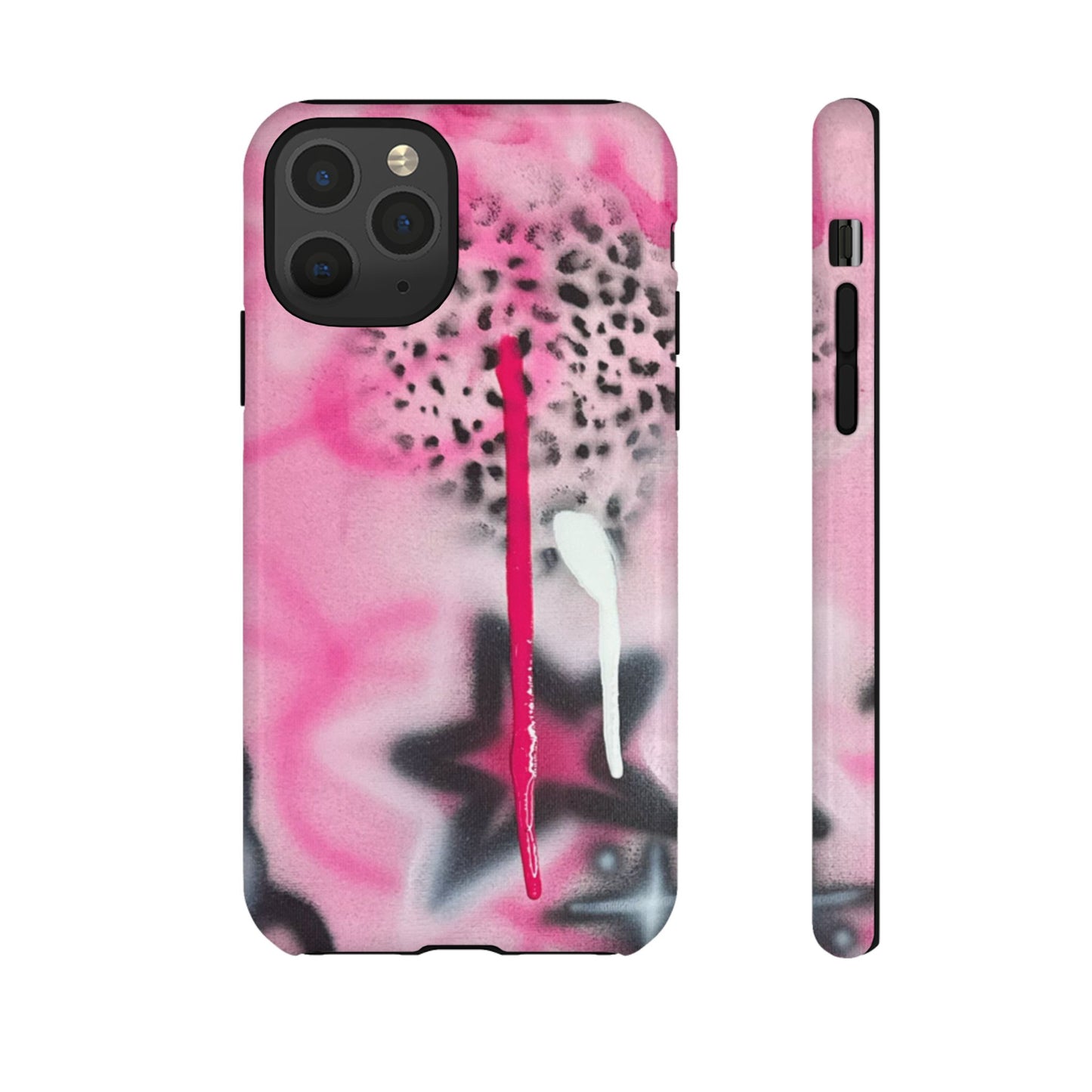 "pink cheetah" airbrush iPhone case