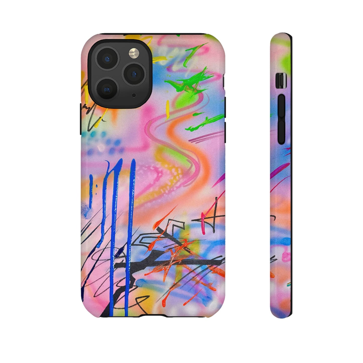 "neon haze" airbrush iPhone case