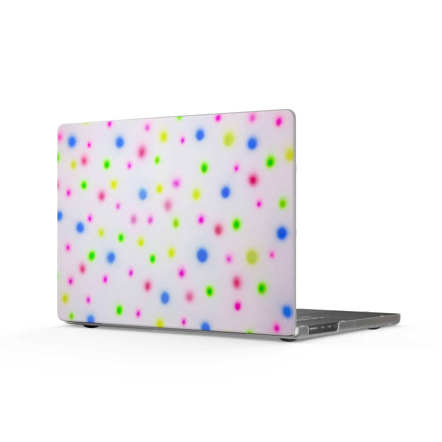 "birthday cake polka dot" airbrush matte macbook case