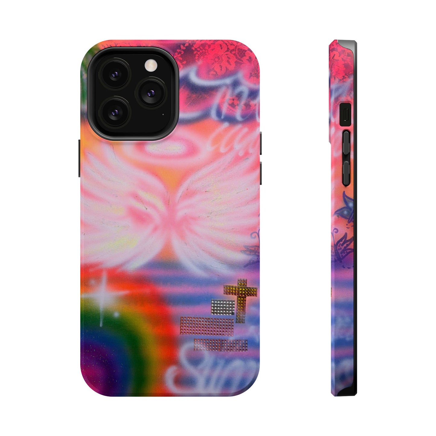 MagSafe "summer bliss" airbrush iPhone case