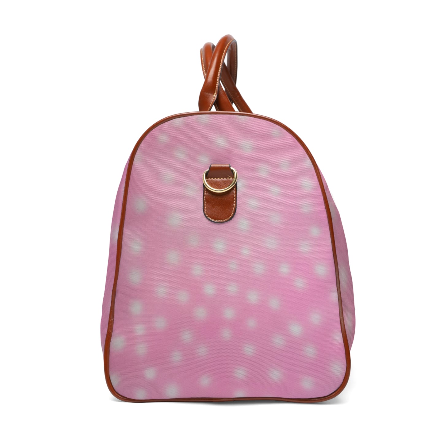 "strawberry swirl polka dot" airbrush waterproof travel bag