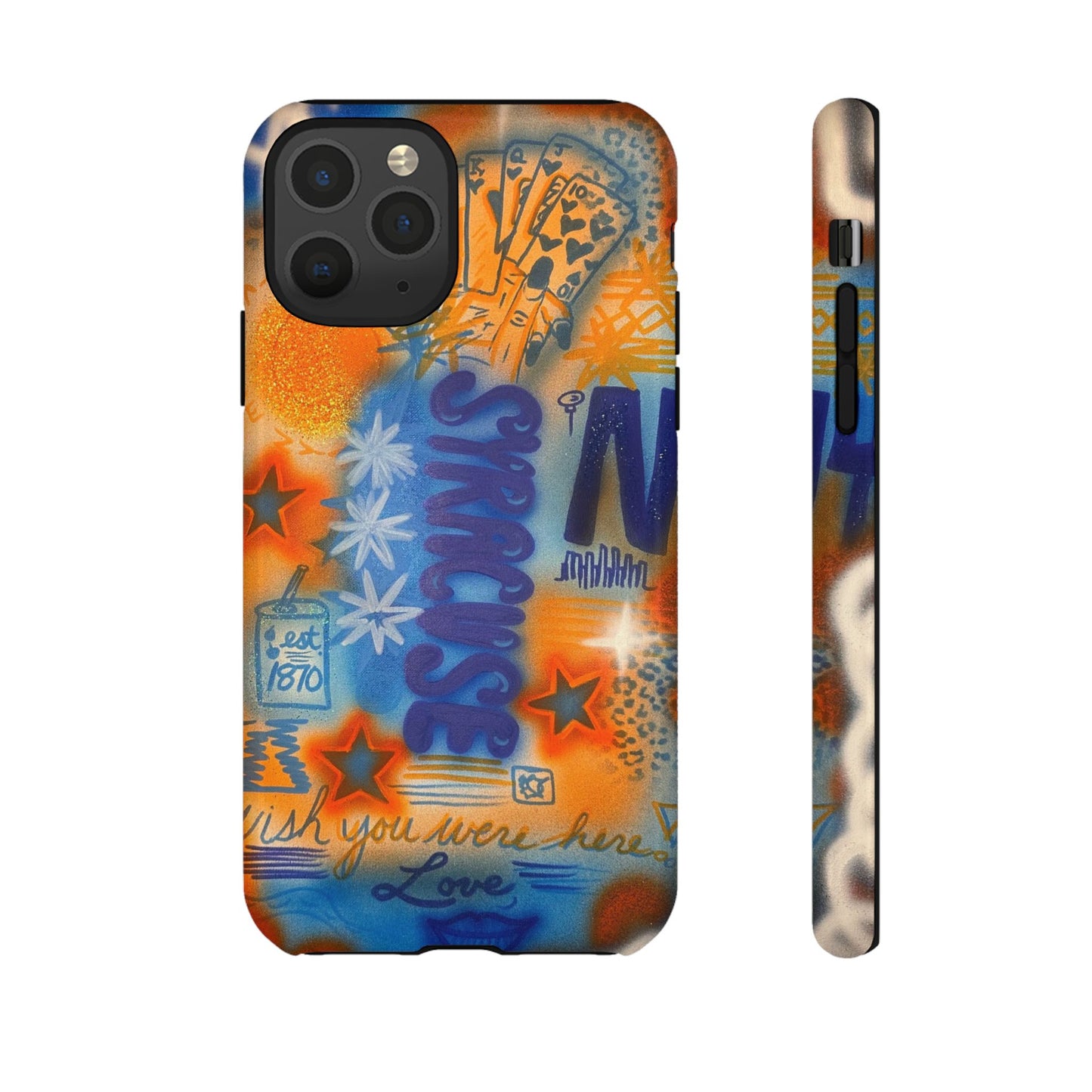 "syracuse, new york" airbrush iPhone case