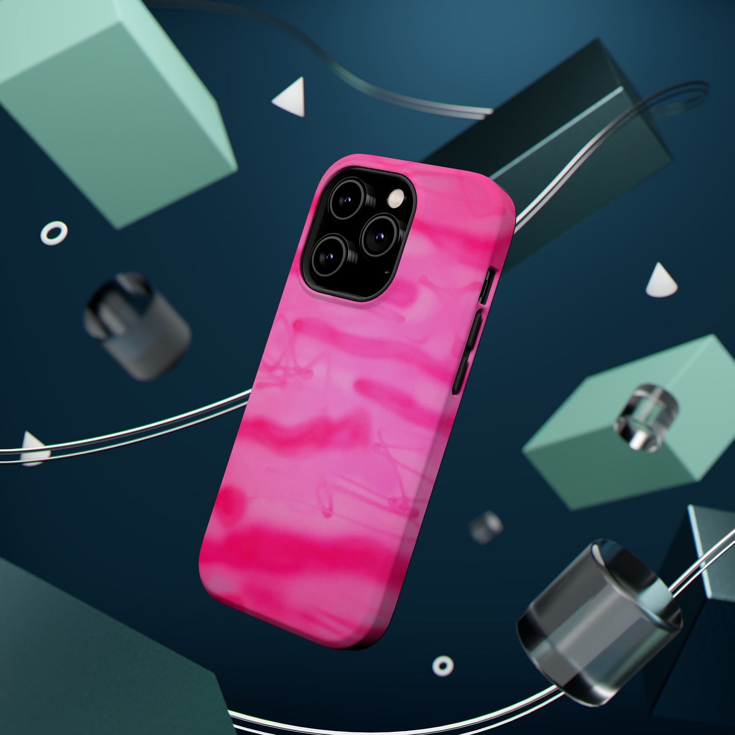 MagSafe "pink camo" airbrush iPhone case