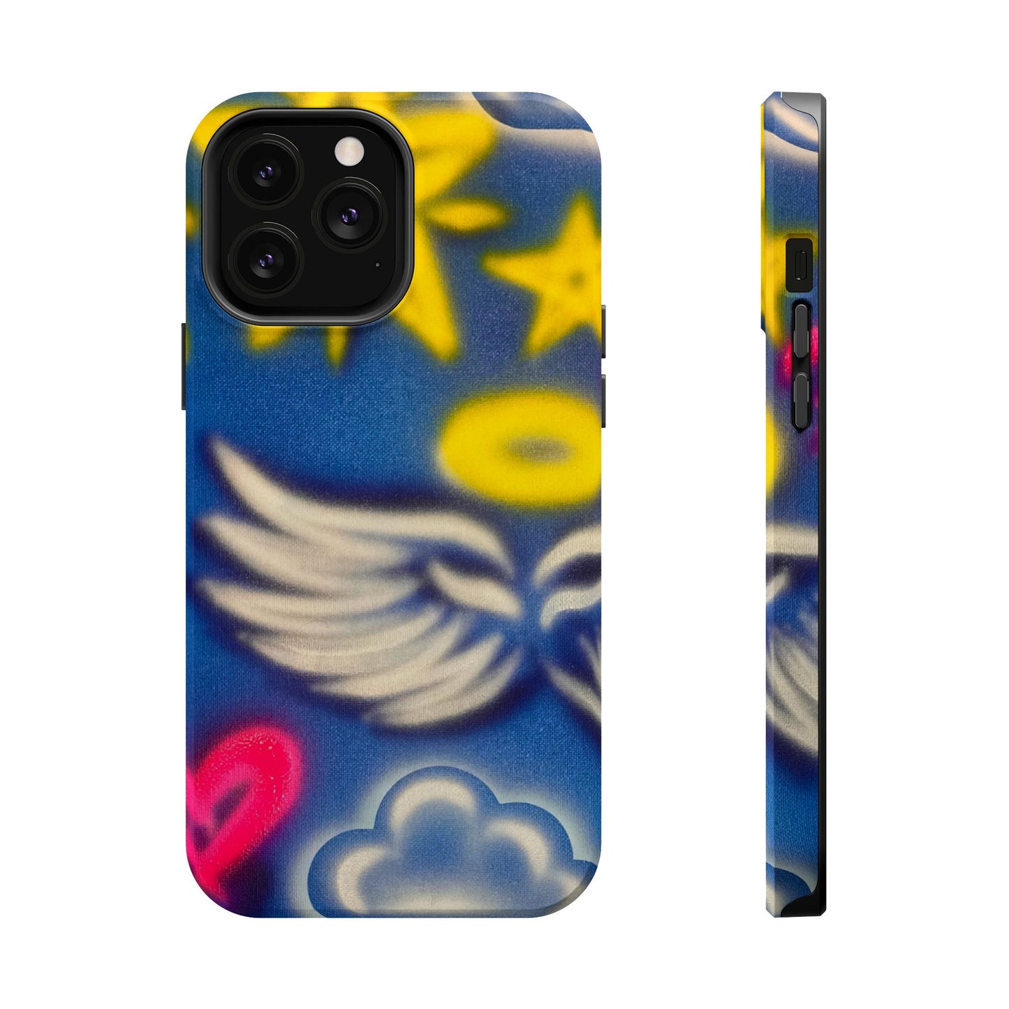 MagSafe "celestial halo" airbrush iPhone case