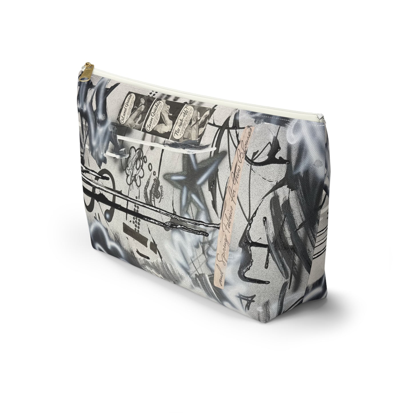 "monochrome mood" airbrush makeup pouch
