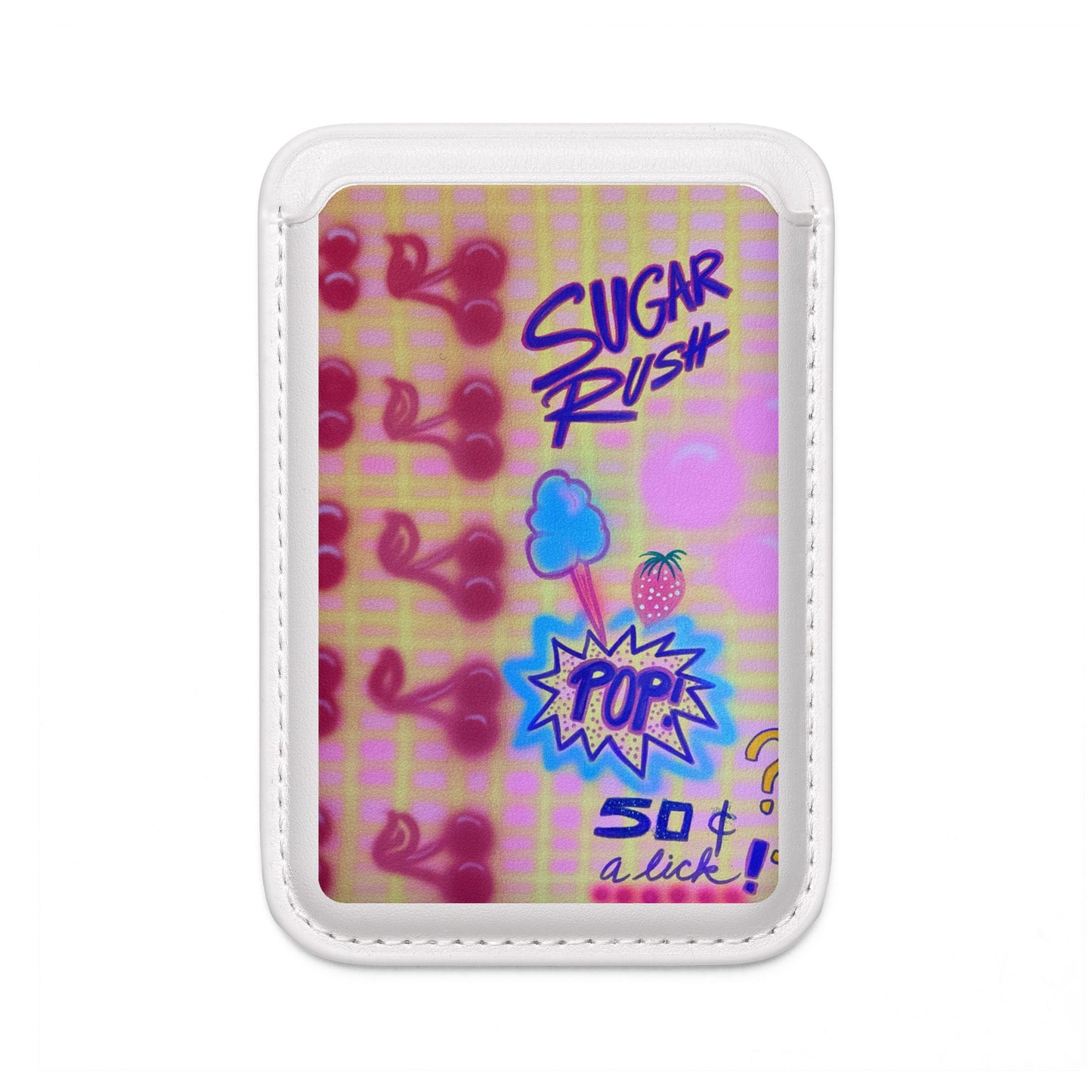 "sugar rush" airbrush vegan wallet (Magsafe® Compatible)